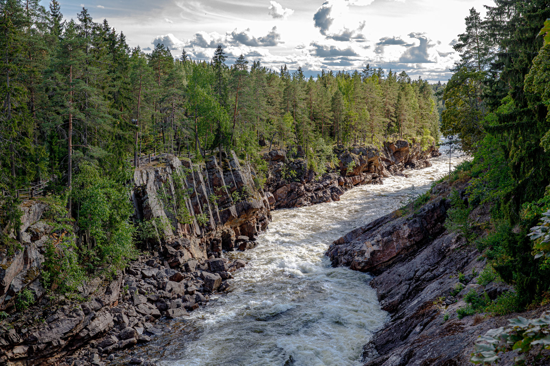 Imatra Rapids, Vuoksi River. Imatrankoski